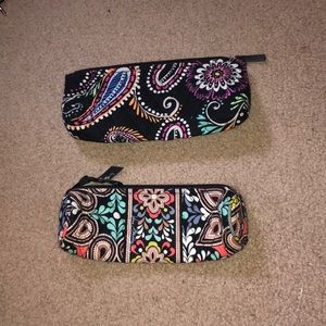 two vera bradley pencil cases
